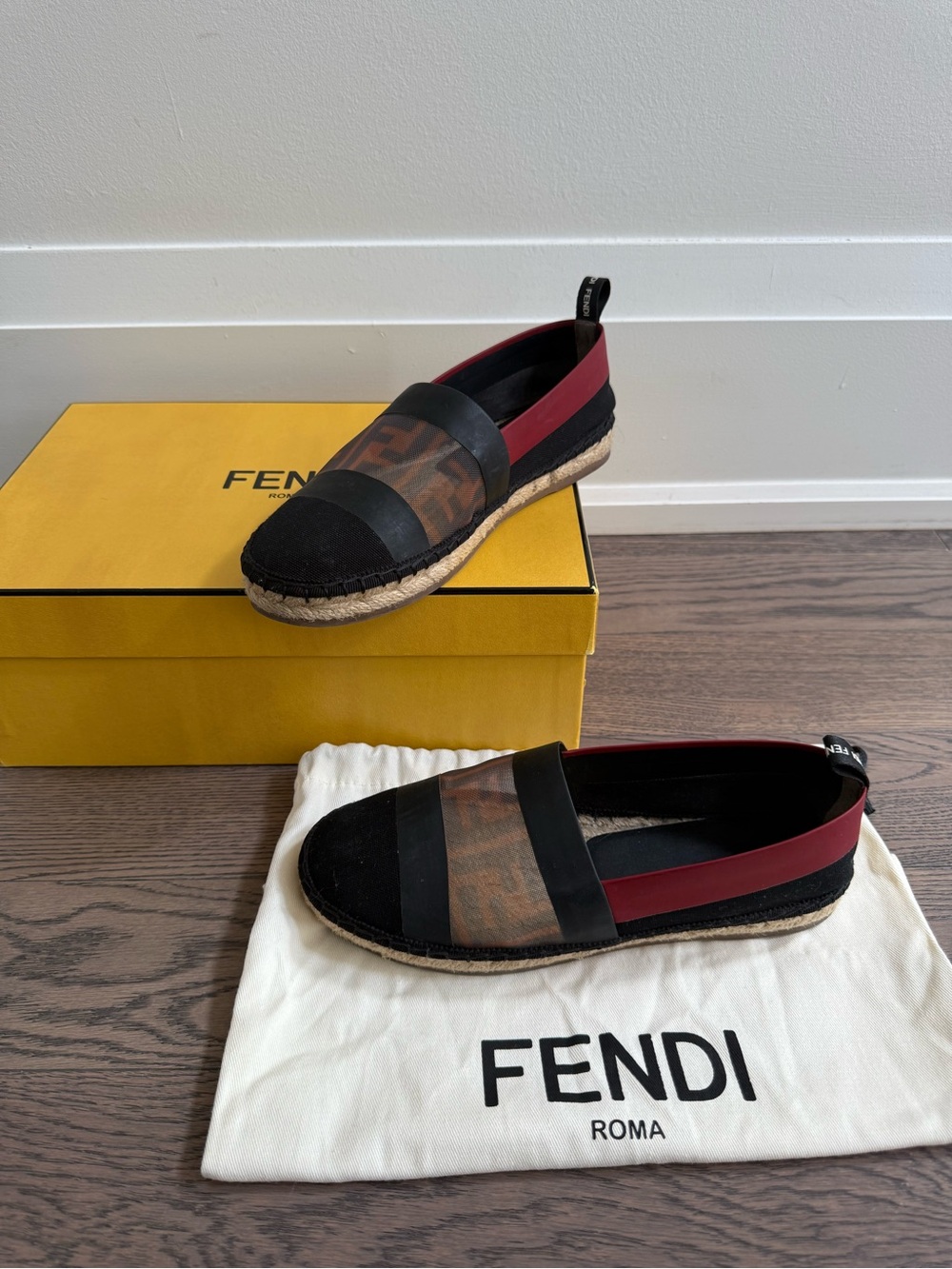 Fendi Mesh Espadrilles